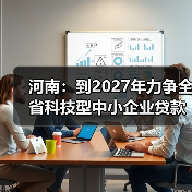 河南：到2027年力争全省科技型中小企业贷款增速持续高于各项贷款平均增速20个百分点（图4）