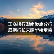 工商银行湖南娄底分行原副行长宋建华接受审查调查(图1) 工商银行湖南娄底分行原副行长宋建华接受审查调查(图1)