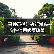 事关征信!央行发布一次性信用修复政策(图4) 事关征信!央行发布一次性信用修复政策(图4)