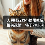 人民银行发布信用修复相关政策,将于2026年1月1日起施行(图4) 人民银行发布信用修复相关政策,将于2026年1月1日起施行(图4)