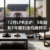 12月LPR出炉：5年期和1年期利率均维持不变（图1）