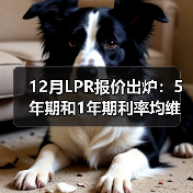 12月LPR报价出炉:5年期和1年期利率均维持不变(图3) 12月LPR报价出炉:5年期和1年期利率均维持不变(图3)