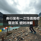 央行发布一次性信用修复政策 细则详解(图4) 央行发布一次性信用修复政策 细则详解(图4)