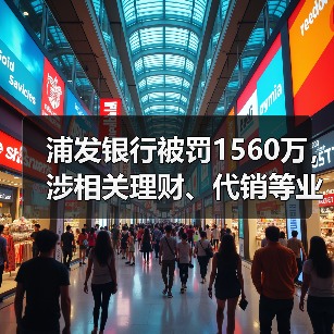 浦发银行被罚1560万,涉相关理财、代销等业务管理不审慎(图1) 浦发银行被罚1560万,涉相关理财、代销等业务管理不审慎(图1)
