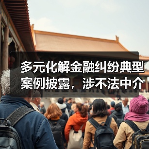 多元化解金融纠纷典型案例披露，涉不法中介低息骗贷致逾期纠纷等（图2）