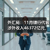 外汇局：11月银行代客涉外收入46372亿元，对外付款45112亿元（图4）