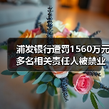 浦发银行遭罚1560万元 多名相关责任人被禁业(图4) 浦发银行遭罚1560万元 多名相关责任人被禁业(图4)