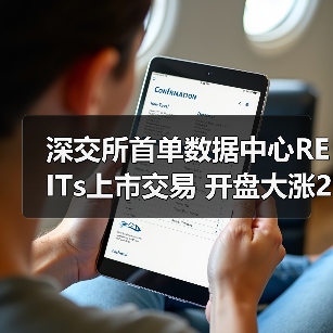 深交所首单数据中心REITs上市交易 开盘大涨24.44%（图1）