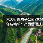 六大行理财子公司2024年成绩单：产品管理规模均超万亿元（图1）