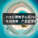 六大行理财子公司2024年成绩单：产品管理规模均超万亿元（图3）