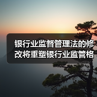 银行业监督管理法的修改将重塑银行业监管格局(图3) 银行业监督管理法的修改将重塑银行业监管格局(图3)