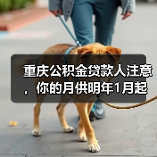 重庆公积金贷款人注意,你的月供明年1月起要降了!(图4) 重庆公积金贷款人注意,你的月供明年1月起要降了!(图4)