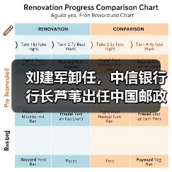 刘建军卸任，中信银行行长芦苇出任中国邮政集团副总经理（图1）