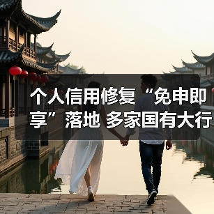 个人信用修复“免申即享”落地 多家国有大行火速响应（图2）