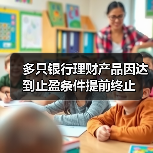 多只银行理财产品因达到止盈条件提前终止（图4）