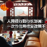 人民银行副行长邹澜：一次性信用修复政策不区分贷款机构（图2）