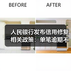 人民银行发布信用修复相关政策：单笔逾期不超过1万元，最晚于明年3月底前还清（图2）