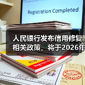 人民银行发布信用修复相关政策,将于2026年1月1日起施行(图1) 人民银行发布信用修复相关政策,将于2026年1月1日起施行(图1)