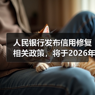 人民银行发布信用修复相关政策,将于2026年1月1日起施行(图4) 人民银行发布信用修复相关政策,将于2026年1月1日起施行(图4)