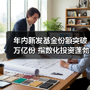 年内新发基金份额突破万亿份 指数化投资蓬勃发展(图1) 年内新发基金份额突破万亿份 指数化投资蓬勃发展(图1)