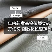 年内新发基金份额突破万亿份 指数化投资蓬勃发展(图3) 年内新发基金份额突破万亿份 指数化投资蓬勃发展(图3)