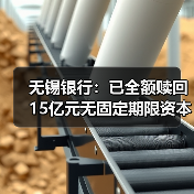 无锡银行:已全额赎回15亿元无固定期限资本债券(图1) 无锡银行:已全额赎回15亿元无固定期限资本债券(图1)