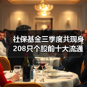 社保基金三季度共现身208只个股前十大流通股东(图4) 社保基金三季度共现身208只个股前十大流通股东(图4)