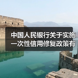 中国人民银行关于实施一次性信用修复政策有关安排的通知（图2）
