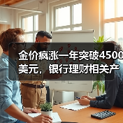 金价疯涨一年突破4500美元，银行理财相关产品却在大幅收缩，头部公司二元看涨策略全面退场（图3）