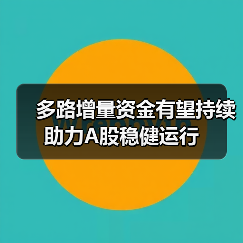 多路增量资金有望持续助力A股稳健运行(图1) 多路增量资金有望持续助力A股稳健运行(图1)