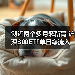 创近两个多月来新高 沪深300ETF单日净流入超80亿元(图4) 创近两个多月来新高 沪深300ETF单日净流入超80亿元(图4)