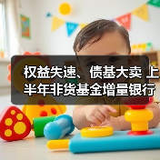 权益失速、债基大卖 上半年非货基金增量银行占半壁江山(图1) 权益失速、债基大卖 上半年非货基金增量银行占半壁江山(图1)
