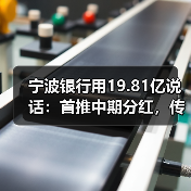 宁波银行用19.81亿说话：首推中期分红，传递稳健发展信号（图2）