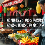 郑州银行:拟收购鄢陵郑银村镇银行剩余50.42%股份(图4) 郑州银行:拟收购鄢陵郑银村镇银行剩余50.42%股份(图4)