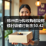郑州银行拟收购鄢陵郑银村镇银行剩余50.42%股份,改建为分支机构(图4) 郑州银行拟收购鄢陵郑银村镇银行剩余50.42%股份,改建为分支机构(图4)