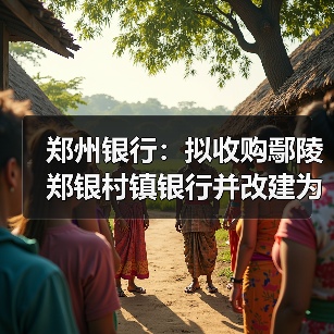 郑州银行:拟收购鄢陵郑银村镇银行并改建为分支机构(图1) 郑州银行:拟收购鄢陵郑银村镇银行并改建为分支机构(图1)