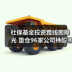 社保基金投资路线图曝光 重仓96家公司持股市值超250亿元(图2) 社保基金投资路线图曝光 重仓96家公司持股市值超250亿元(图2)