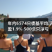年内6574只债基平均浮盈1.9% 500余只浮亏(图1) 年内6574只债基平均浮盈1.9% 500余只浮亏(图1)