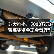 苏大维格:5000万元闲置募集资金现金管理到期赎回,获收益72.75万元(图4) 苏大维格:5000万元闲置募集资金现金管理到期赎回,获收益72.75万元(图4)