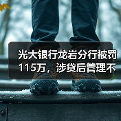 光大银行龙岩分行被罚115万,涉贷后管理不到位等(图4) 光大银行龙岩分行被罚115万,涉贷后管理不到位等(图4)