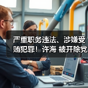 严重职务违法、涉嫌受贿犯罪！许海 被开除党籍！（图3）