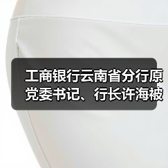 工商银行云南省分行原党委书记、行长许海被开除党籍(图1) 工商银行云南省分行原党委书记、行长许海被开除党籍(图1)