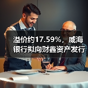 溢价约17.59%,威海银行拟向财鑫资产发行不超约3.28亿股内资股(图2) 溢价约17.59%,威海银行拟向财鑫资产发行不超约3.28亿股内资股(图2)