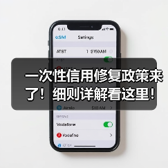 一次性信用修复政策来了!细则详解看这里!(图2) 一次性信用修复政策来了!细则详解看这里!(图2)