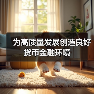为高质量发展创造良好货币金融环境(图1) 为高质量发展创造良好货币金融环境(图1)