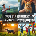 支持个人信用重塑!央行发布一次性信用修复政策(图2) 支持个人信用重塑!央行发布一次性信用修复政策(图2)