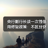 央行副行长谈一次性信用修复政策:不区分贷款机构、贷款类型,精准支持小额逾期、诚信还款人群信用重建(图4) 央行副行长谈一次性信用修复政策:不区分贷款机构、贷款类型,精准支持小额逾期、诚信还款人群信用重建(图4)