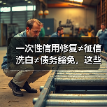 一次性信用修复≠征信洗白≠债务豁免,这些底线不能碰(图4) 一次性信用修复≠征信洗白≠债务豁免,这些底线不能碰(图4)