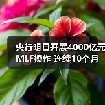 央行明日开展4000亿元MLF操作 连续10个月加量续做(图1) 央行明日开展4000亿元MLF操作 连续10个月加量续做(图1)