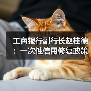 工商银行副行长赵桂德:一次性信用修复政策有利于重塑客户关系(图4) 工商银行副行长赵桂德:一次性信用修复政策有利于重塑客户关系(图4)